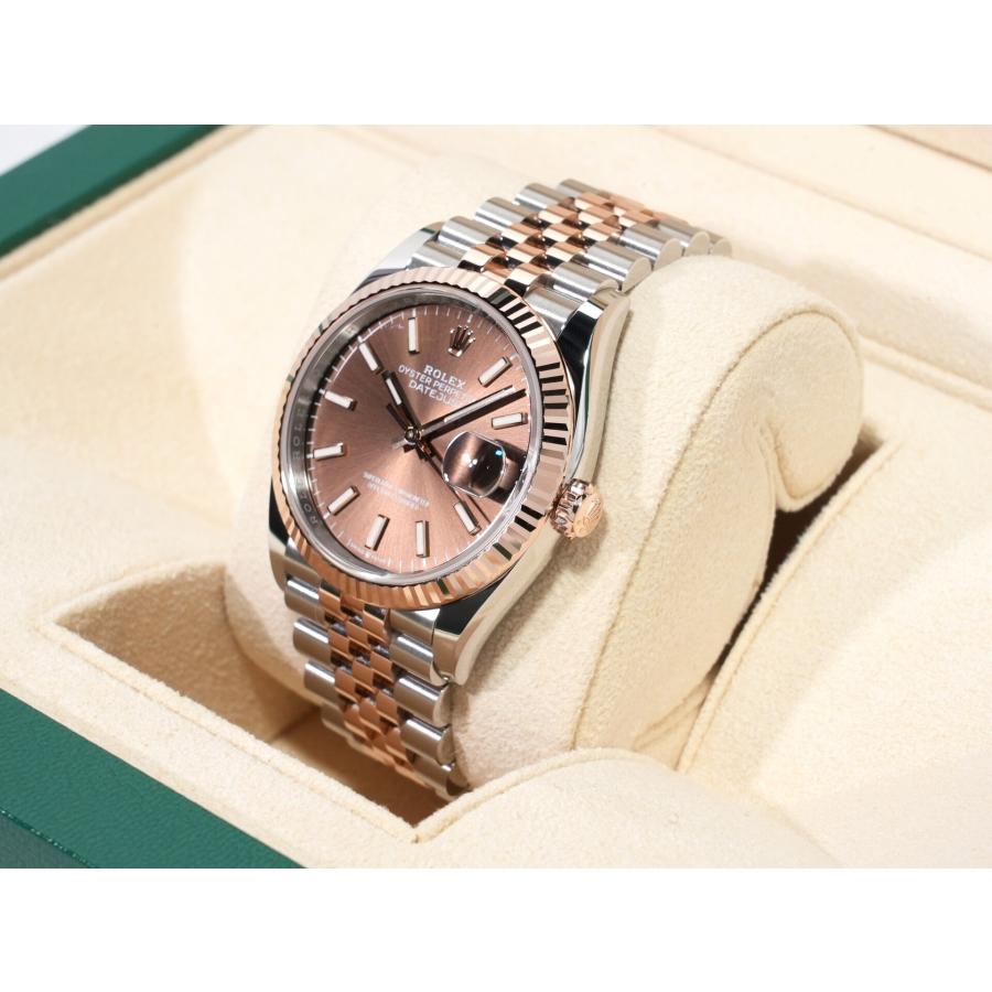ロレックス デイトジャスト36 Ref.126231 ステンレススチール/エバーローズゴールド チョコレート文字盤 ジュビリーブレスレット | デイトジャスト | 03