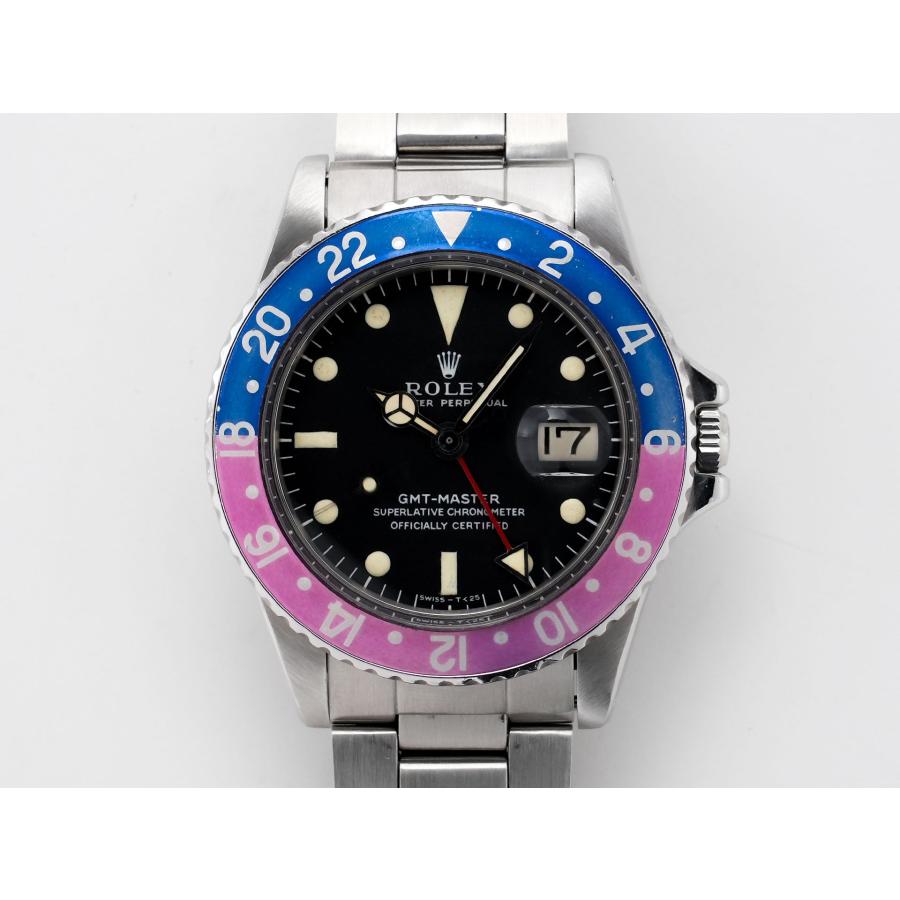 ロレックス GMTマスター Ref.1675 ステンレススチール ブラック文字盤 オイスターブレスレット | GMTマスター | 01