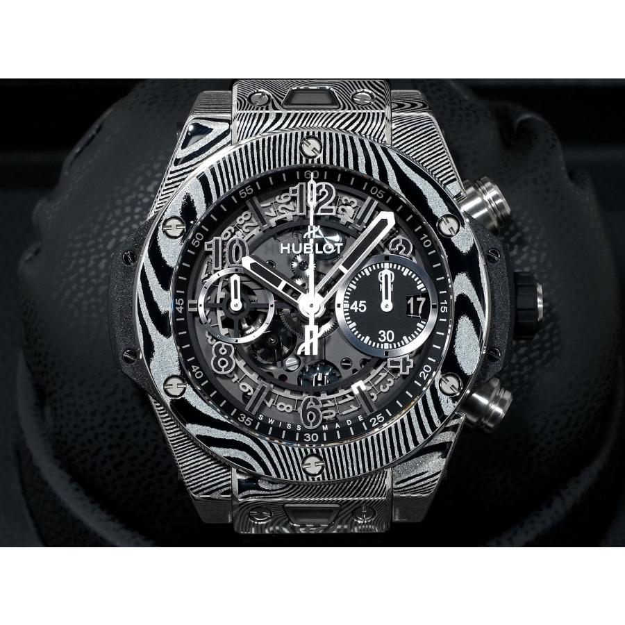 ウブロ ビッグバン ウニコ グルメ Ref.441.DS.1170.NR.GAS22 ダマスカス鋼 スケルトン文字盤 | HUBLOT | 01