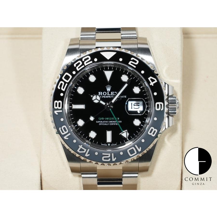 ロレックス GMTマスターII Ref.126710GRNR ステンレススチール ブラック文字盤 オイスターブレスレット | GMTマスター