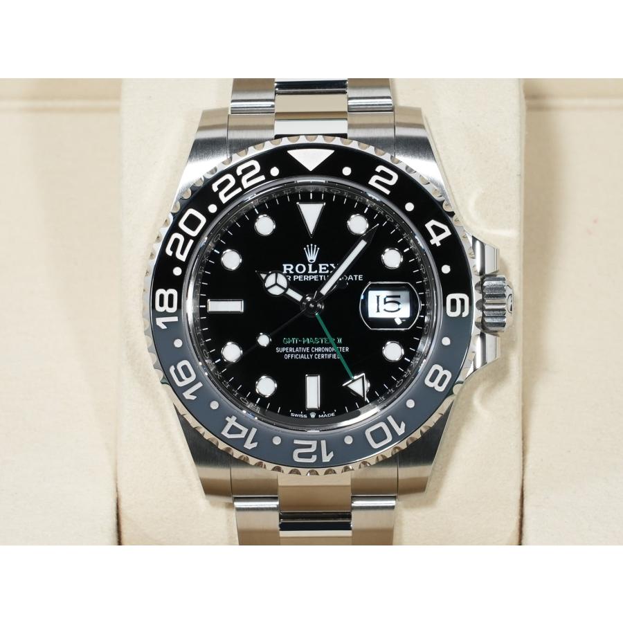ロレックス GMTマスターII Ref.126710GRNR ステンレススチール ブラック文字盤 オイスターブレスレット | GMTマスター | 01