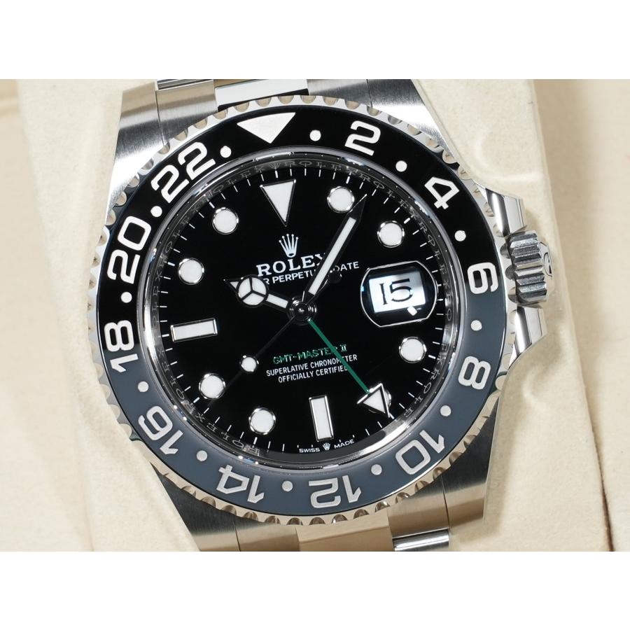 ロレックス GMTマスターII Ref.126710GRNR ステンレススチール ブラック文字盤 オイスターブレスレット | GMTマスター | 02