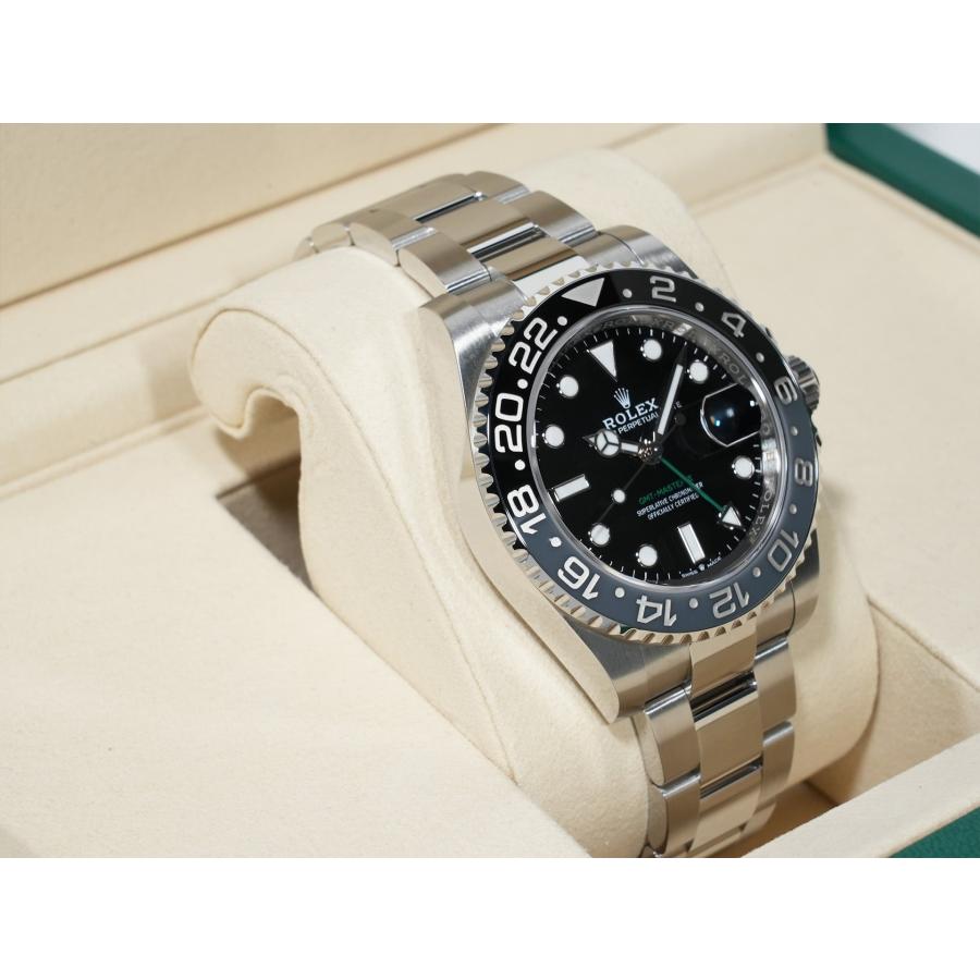 ロレックス GMTマスターII Ref.126710GRNR ステンレススチール ブラック文字盤 オイスターブレスレット | GMTマスター | 04