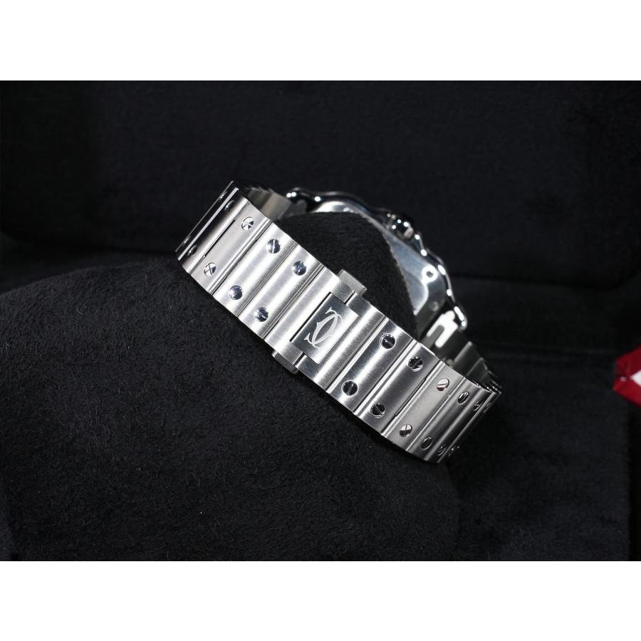 カルティエ サントス ドゥ カルティエ MM Ref.WSSA0065 ステンレススチール ブラウン文字盤 | Cartier | 06
