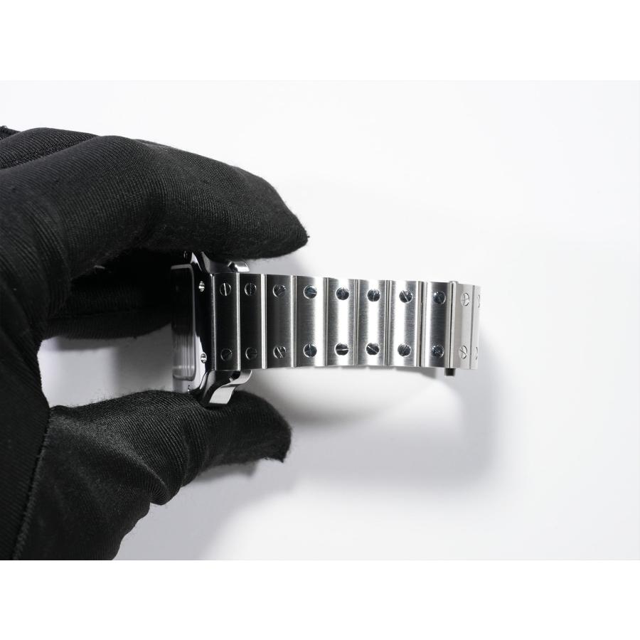 カルティエ サントス ドゥ カルティエ MM Ref.WSSA0065 ステンレススチール ブラウン文字盤 | Cartier | 08