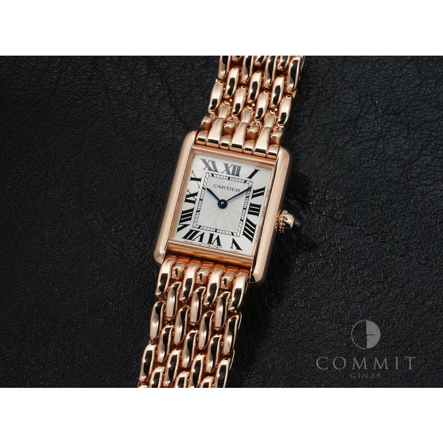 カルティエ タンク ルイ カルティエ SM Ref.WGTA0023 ローズゴールド シルバー文字盤 | Cartier | 10