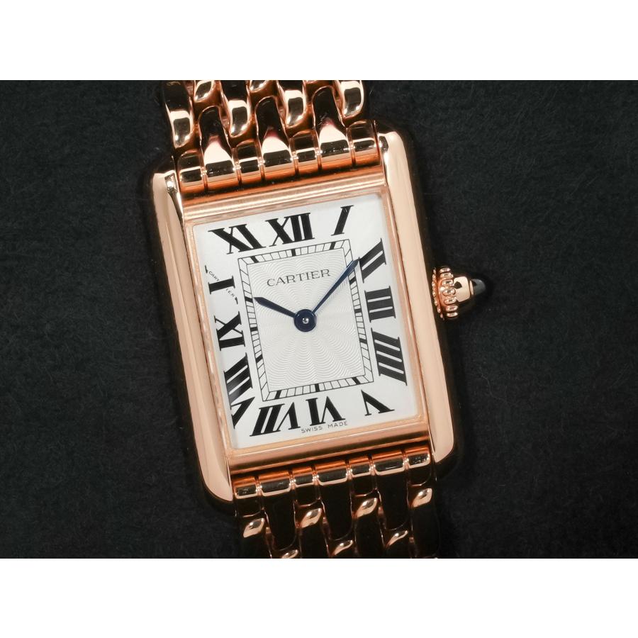 カルティエ タンク ルイ カルティエ SM Ref.WGTA0023 ローズゴールド シルバー文字盤 | Cartier | 02
