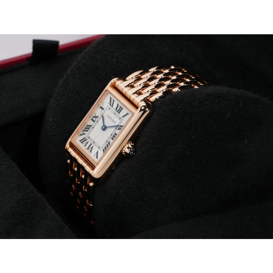 カルティエ タンク ルイ カルティエ SM Ref.WGTA0023 ローズゴールド シルバー文字盤 | Cartier | 03