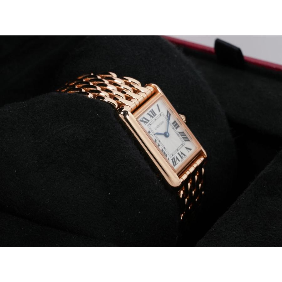 カルティエ タンク ルイ カルティエ SM Ref.WGTA0023 ローズゴールド シルバー文字盤 | Cartier | 04
