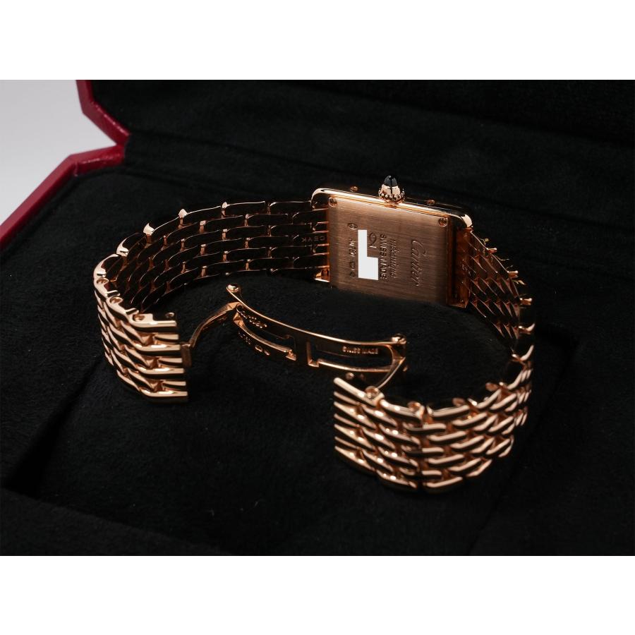 カルティエ タンク ルイ カルティエ SM Ref.WGTA0023 ローズゴールド シルバー文字盤 | Cartier | 07