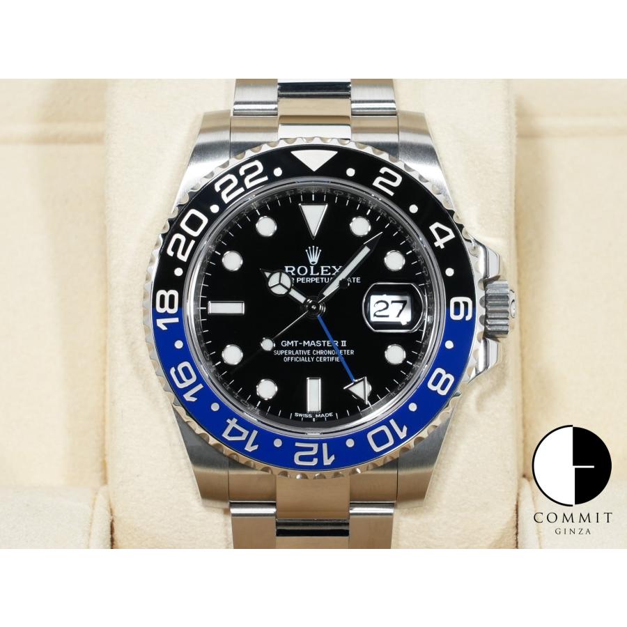 ロレックス GMTマスターII Ref.116710BLNR ステンレススチール ブラック文字盤 オイスターブレスレット | GMTマスター