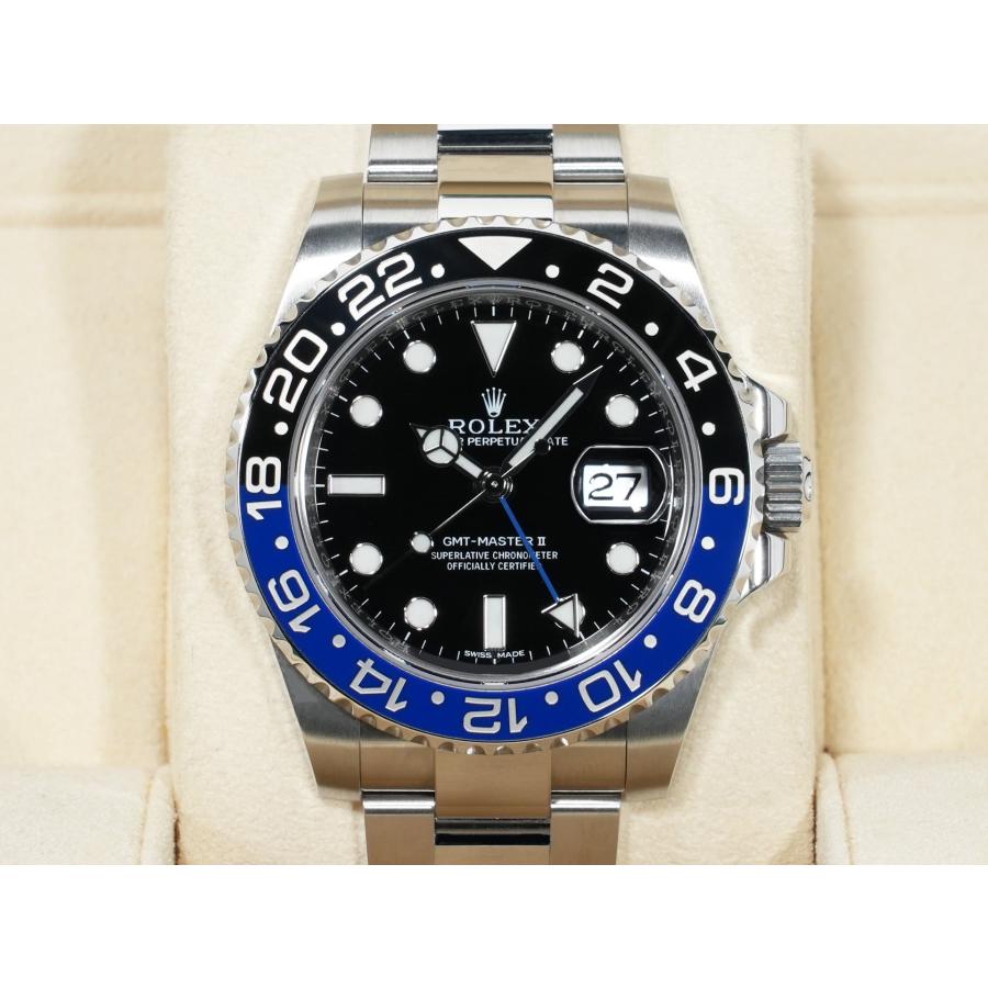 ロレックス GMTマスターII Ref.116710BLNR ステンレススチール ブラック文字盤 オイスターブレスレット | GMTマスター | 01