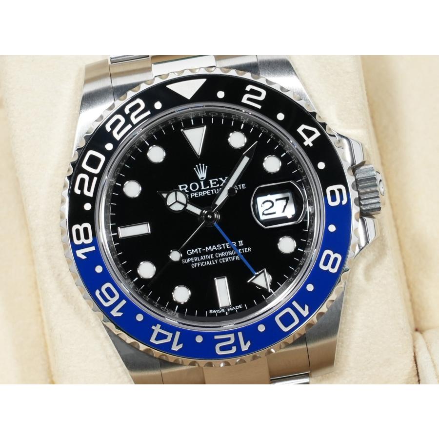 ロレックス GMTマスターII Ref.116710BLNR ステンレススチール ブラック文字盤 オイスターブレスレット | GMTマスター | 02