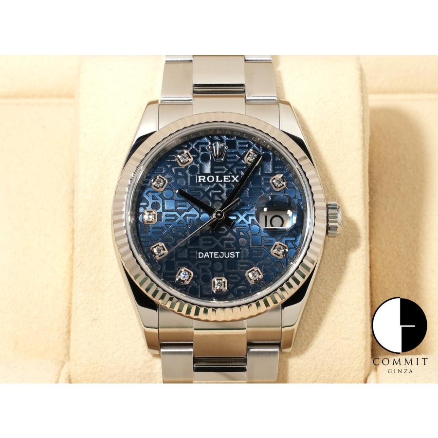 ロレックス デイトジャスト36 Ref.126234G SS/WG ブルーホリコンピューター文字盤 オイスターブレスレット | デイトジャスト