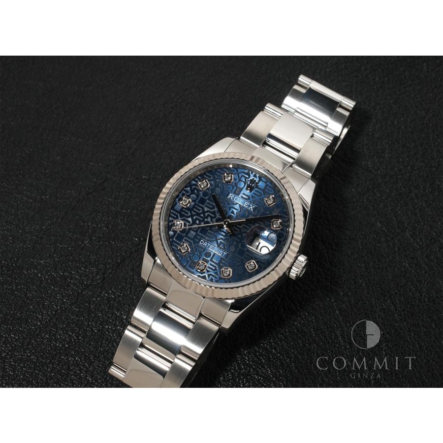 ロレックス デイトジャスト36 Ref.126234G SS/WG ブルーホリコンピューター文字盤 オイスターブレスレット | デイトジャスト | 10