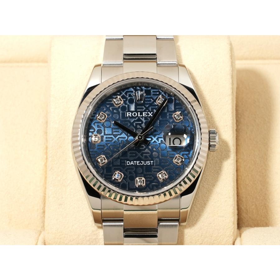 ロレックス デイトジャスト36 Ref.126234G SS/WG ブルーホリコンピューター文字盤 オイスターブレスレット | デイトジャスト | 01