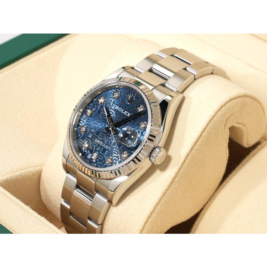 ロレックス デイトジャスト36 Ref.126234G SS/WG ブルーホリコンピューター文字盤 オイスターブレスレット | デイトジャスト | 03