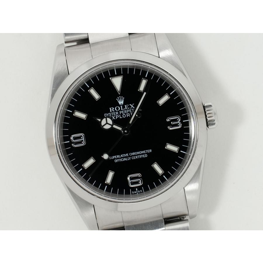 ロレックス エクスプローラーI Ref.14270 ステンレススチール ブラック文字盤 オイスターブレスレット | エクスプローラー（ROLEX） | 02