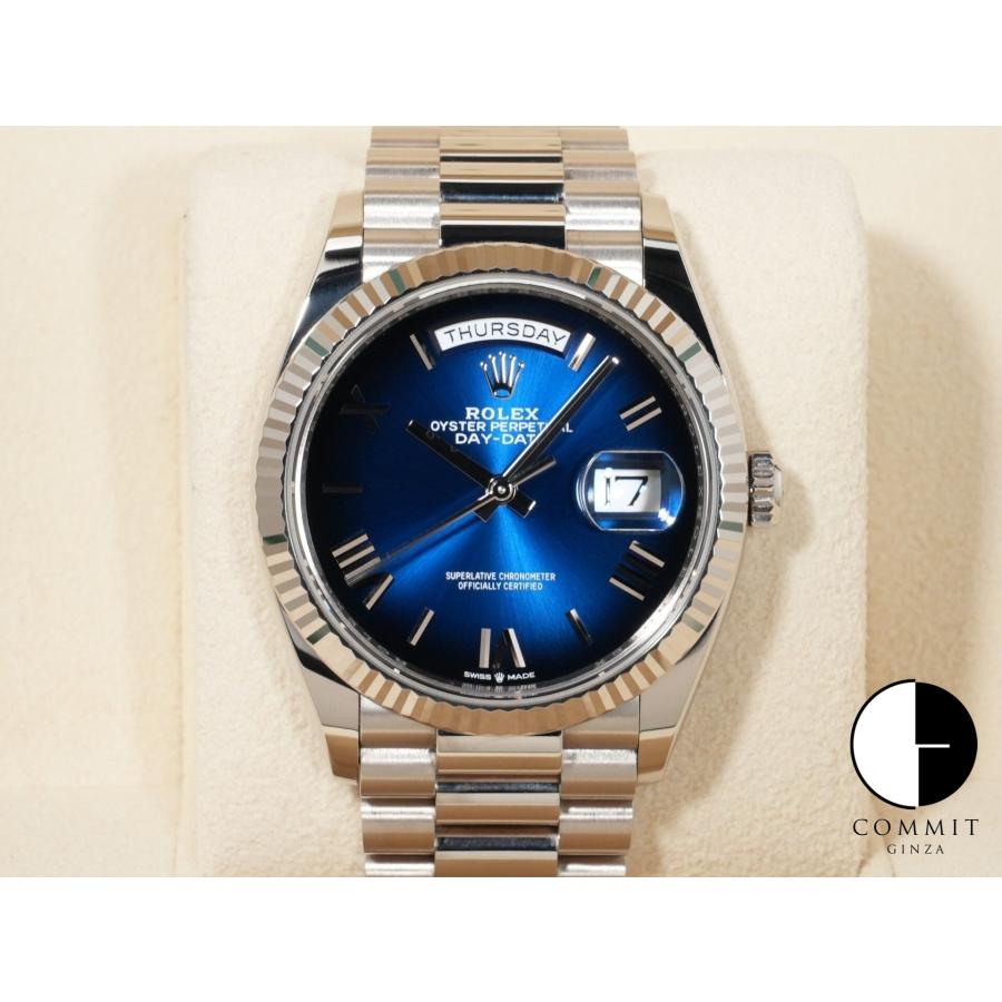 ロレックス デイデイト36 Ref.128239 18KWG ブルーオンブレ文字盤 | デイデイト
