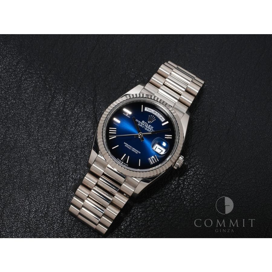 ロレックス デイデイト36 Ref.128239 18KWG ブルーオンブレ文字盤 | デイデイト | 10