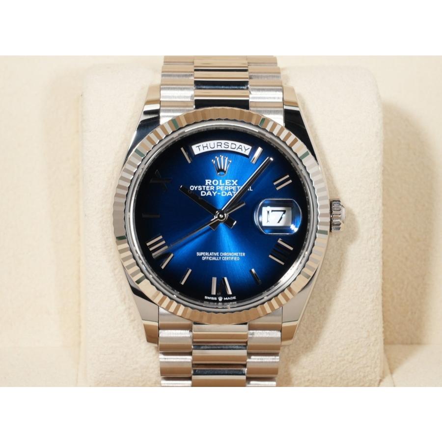ロレックス デイデイト36 Ref.128239 18KWG ブルーオンブレ文字盤 | デイデイト | 01