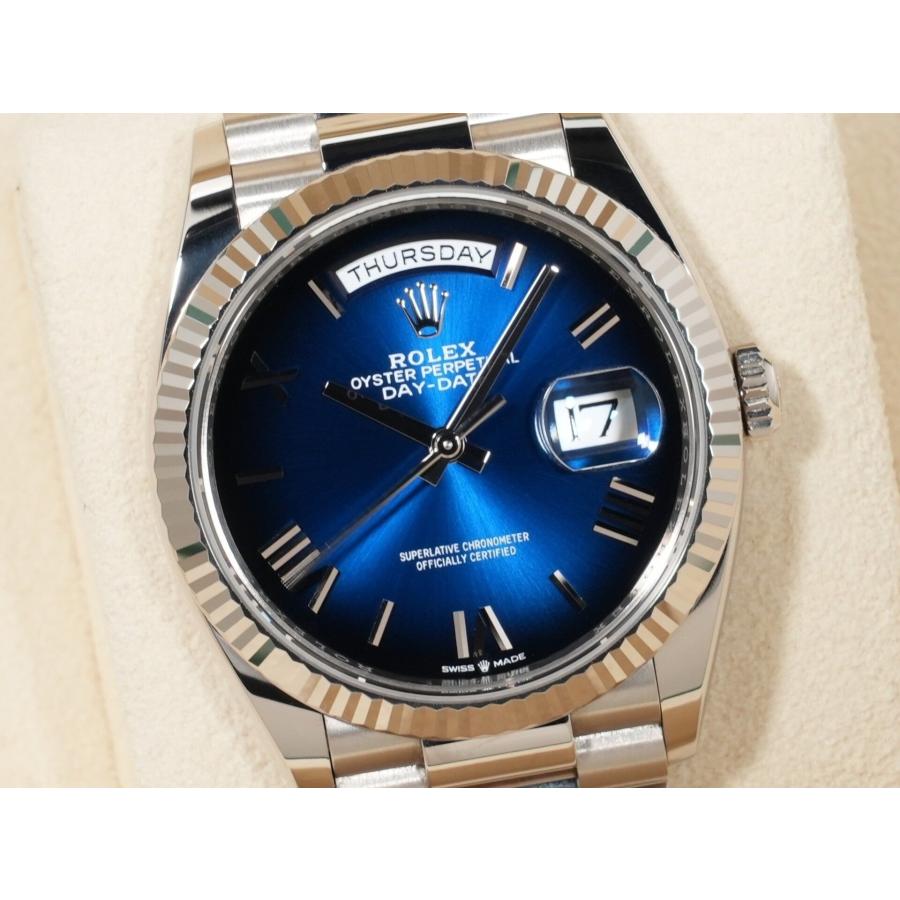 ロレックス デイデイト36 Ref.128239 18KWG ブルーオンブレ文字盤 | デイデイト | 02