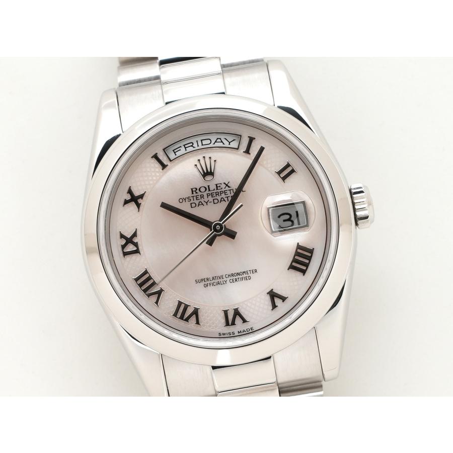 ロレックス デイデイト36 Ref.118206 PT ピンクシェル文字盤 | デイデイト | 02