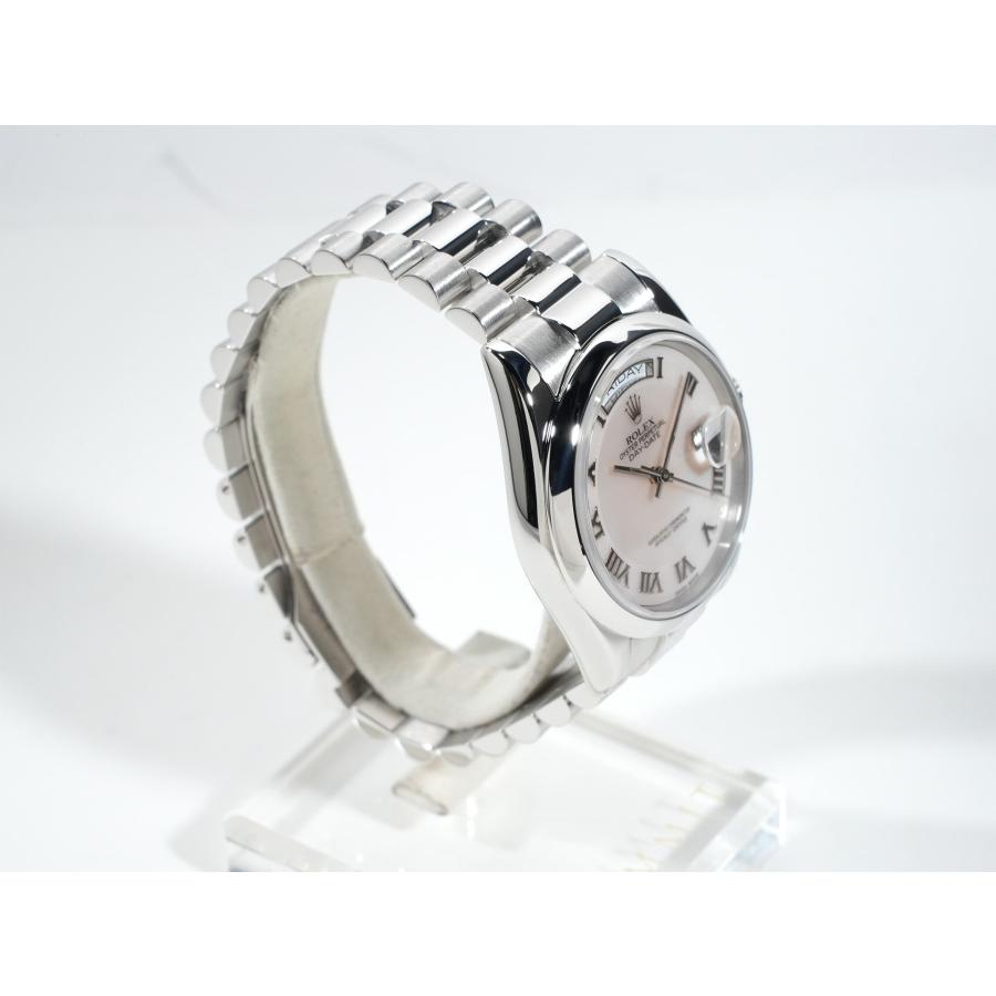 ロレックス デイデイト36 Ref.118206 PT ピンクシェル文字盤 | デイデイト | 04