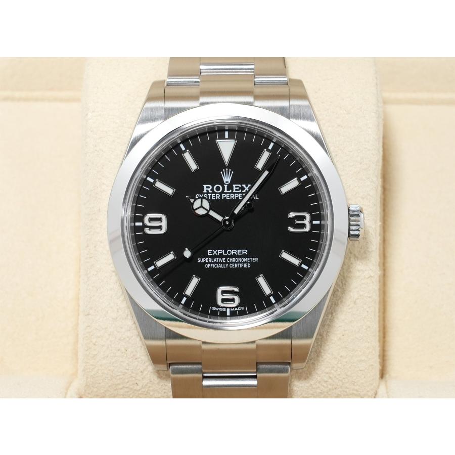 ロレックス エクスプローラーI Ref.214270 ステンレススチール ブラック文字盤 オイスターブレスレット | エクスプローラー（ROLEX） | 01