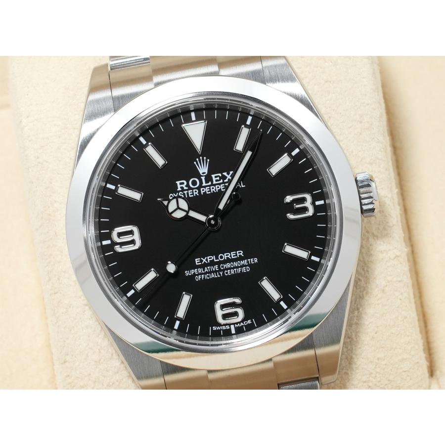 ロレックス エクスプローラーI Ref.214270 ステンレススチール ブラック文字盤 オイスターブレスレット | エクスプローラー（ROLEX） | 02