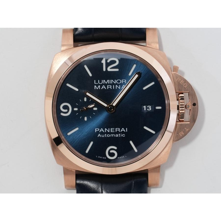 パネライ ルミノール マリーナ ゴールドテック 44mm Ref.PAM01112 ゴールドテック ブルー文字盤 | OFFICINE PANERAI | 01