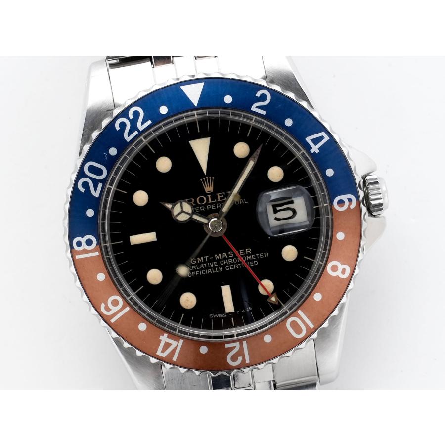 ロレックス GMTマスター Ref.1675 ステンレススチール ブラック文字盤 オイスターブレスレット | GMTマスター | 02