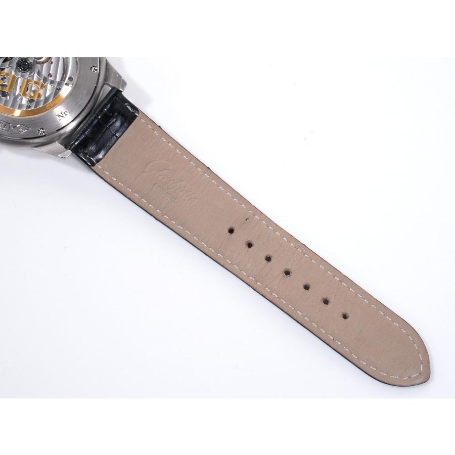 グラスヒュッテオリジナル セネタ パーペチュアルカレンダー Ref.39-50-03-13-04 ホワイトゴールド ブラック文字盤 | GLASHUTTE ORIGINAL | 10