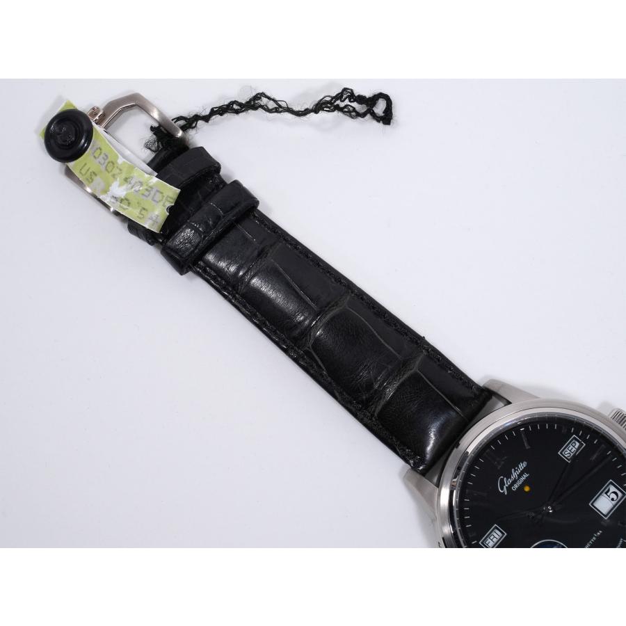 グラスヒュッテオリジナル セネタ パーペチュアルカレンダー Ref.39-50-03-13-04 ホワイトゴールド ブラック文字盤 | GLASHUTTE ORIGINAL | 07