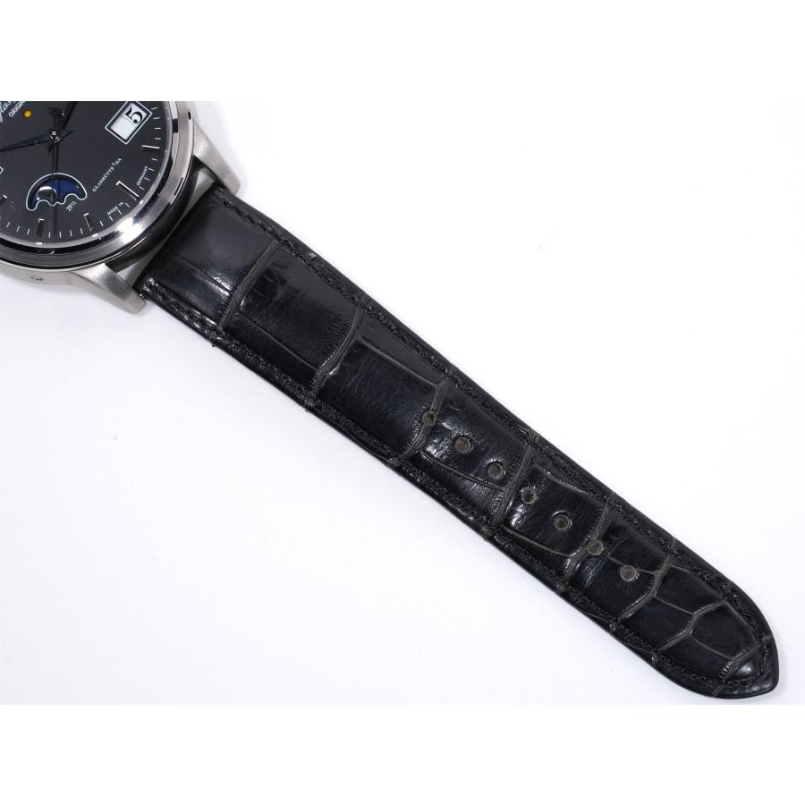 グラスヒュッテオリジナル セネタ パーペチュアルカレンダー Ref.39-50-03-13-04 ホワイトゴールド ブラック文字盤 | GLASHUTTE ORIGINAL | 09