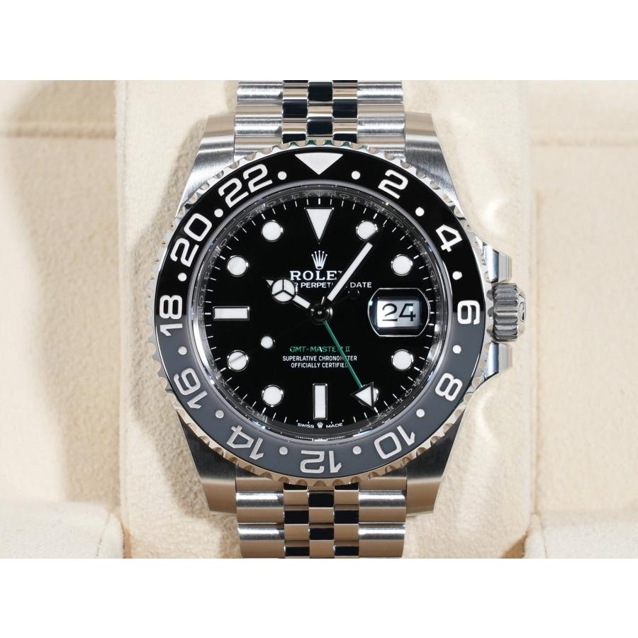 ロレックス GMTマスターII Ref.126710GRNR SS ブラック文字盤 ジュビリーブレスレット | GMTマスター | 01