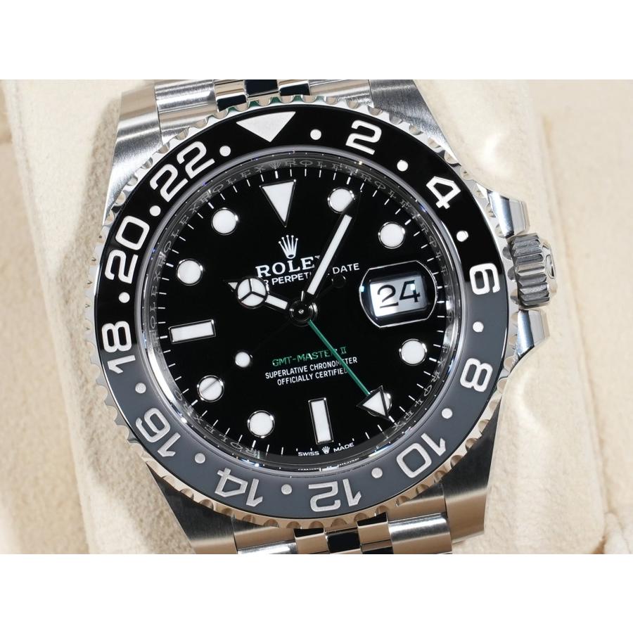 ロレックス GMTマスターII Ref.126710GRNR SS ブラック文字盤 ジュビリーブレスレット | GMTマスター | 02