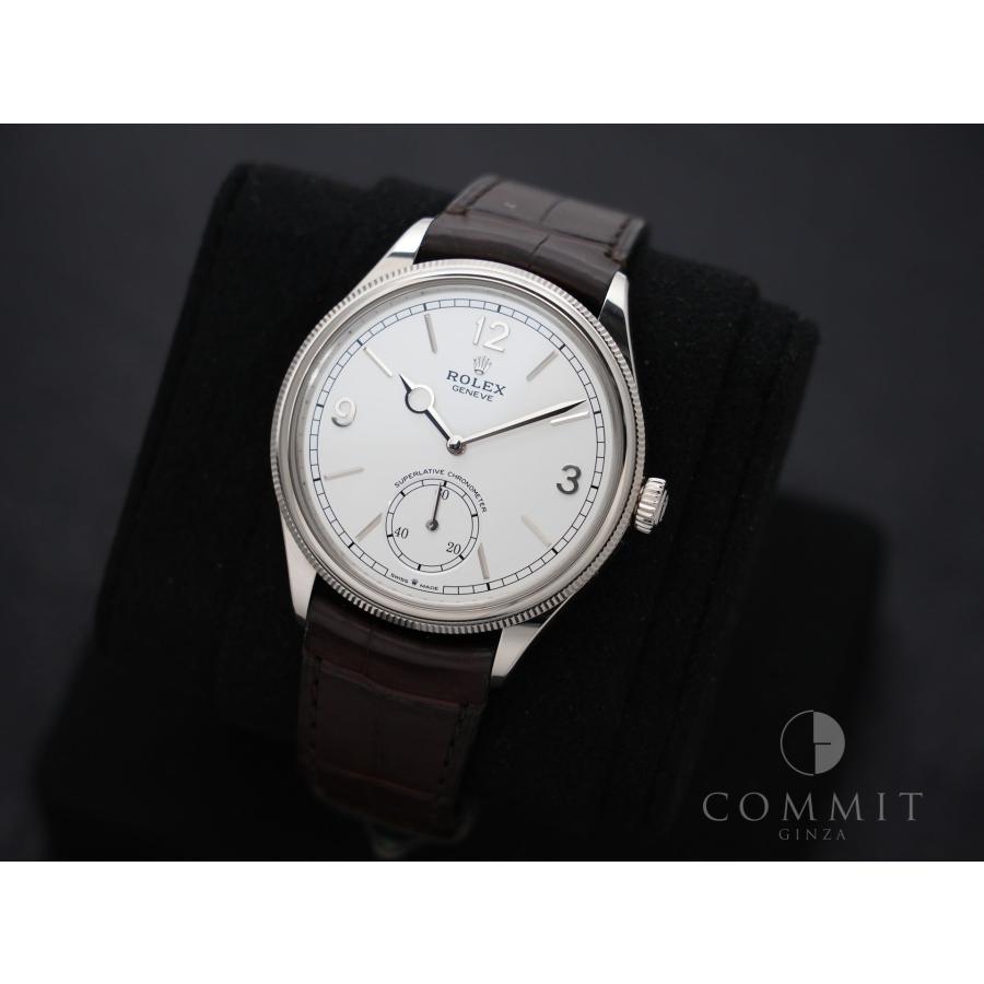 ロレックス 1908 Ref.52509 ホワイトゴールド ホワイト文字盤 革ベルト | ROLEX | 09