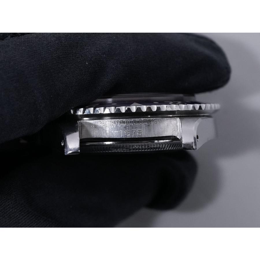 ロレックス GMTマスター Ref.1675M SS ブラック文字盤 | GMTマスター | 10