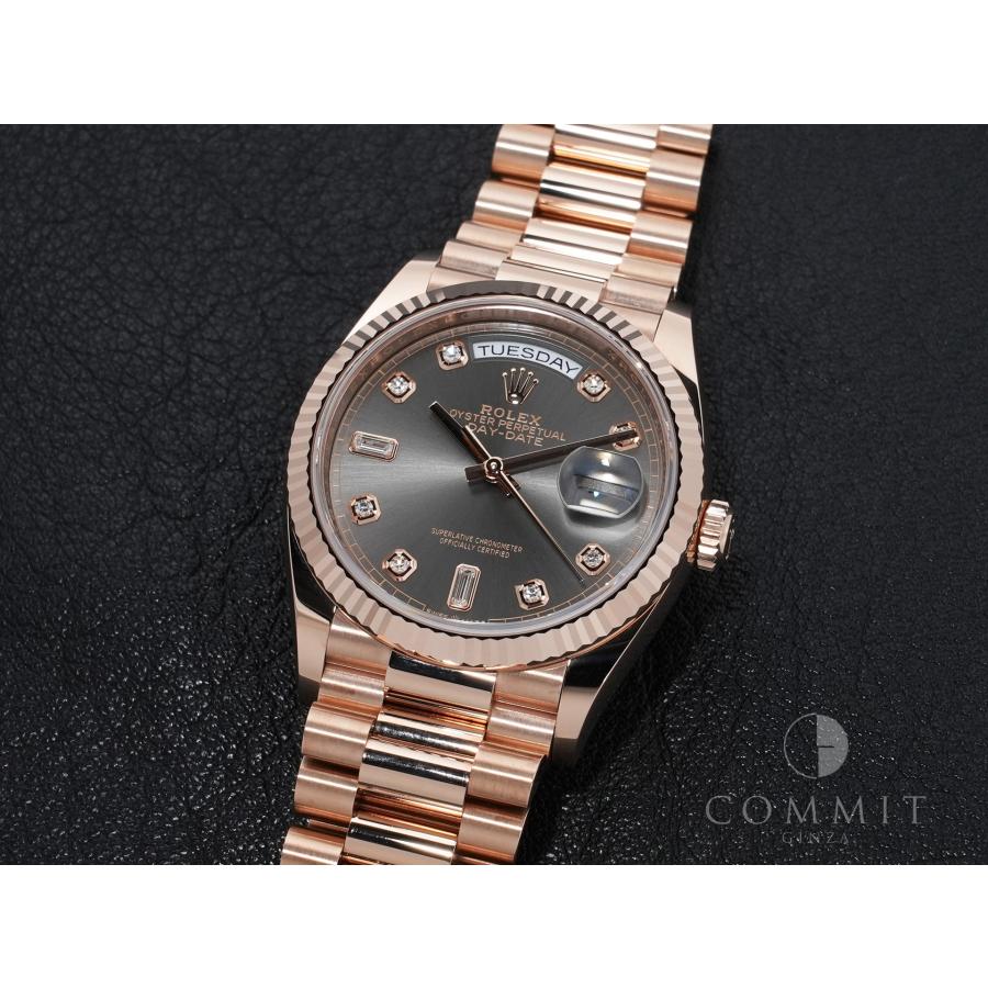 ロレックス デイデイト36 Ref.128235 エバーローズゴールド スレートx10Pダイヤ文字盤 | デイデイト | 10