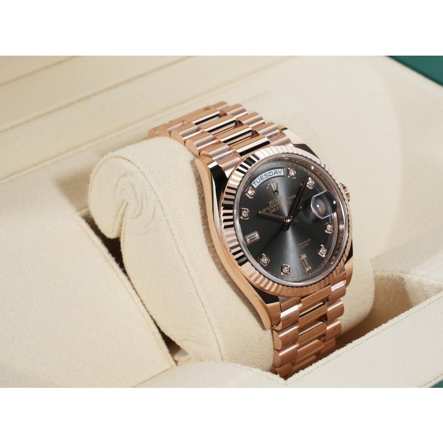 ロレックス デイデイト36 Ref.128235 エバーローズゴールド スレートx10Pダイヤ文字盤 | デイデイト | 04