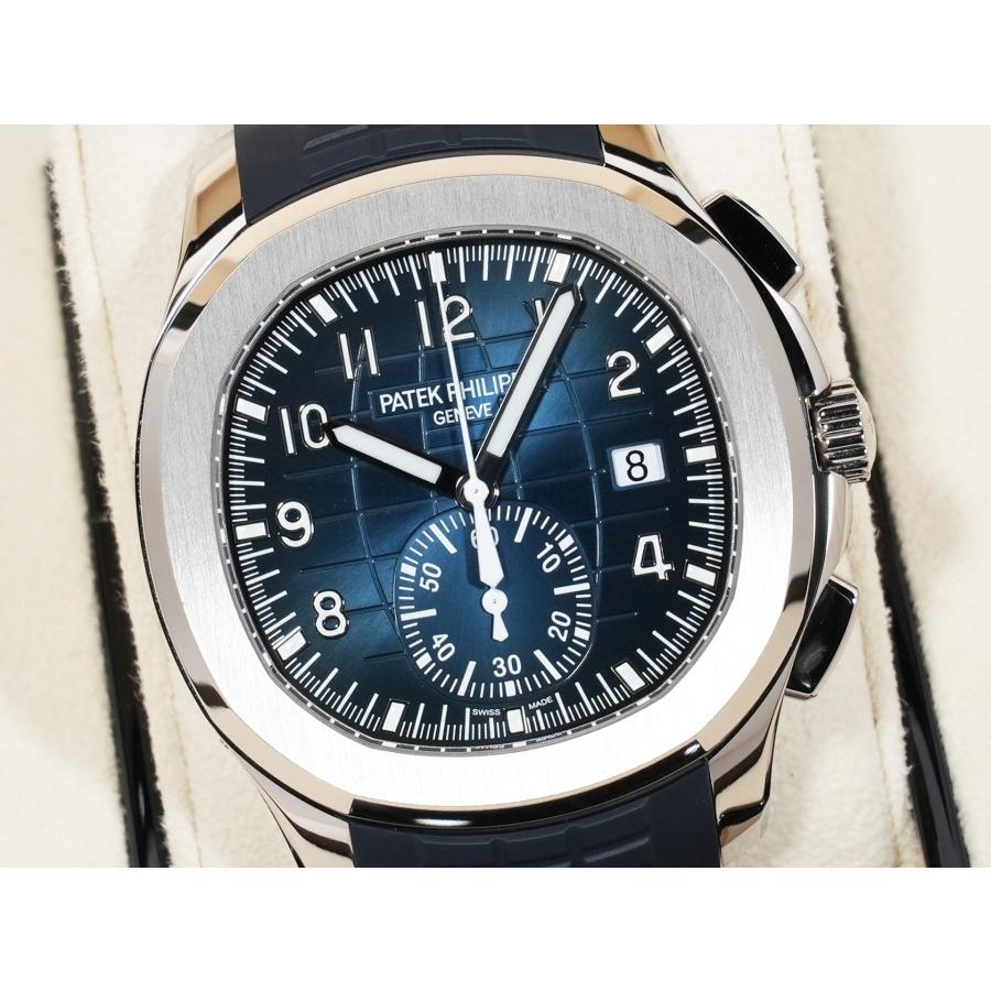 パテックフィリップ アクアノート クロノグラフ Ref.5968G-001 ホワイトゴールド ミッドナイトブルー文字盤 | アクアノート | 02