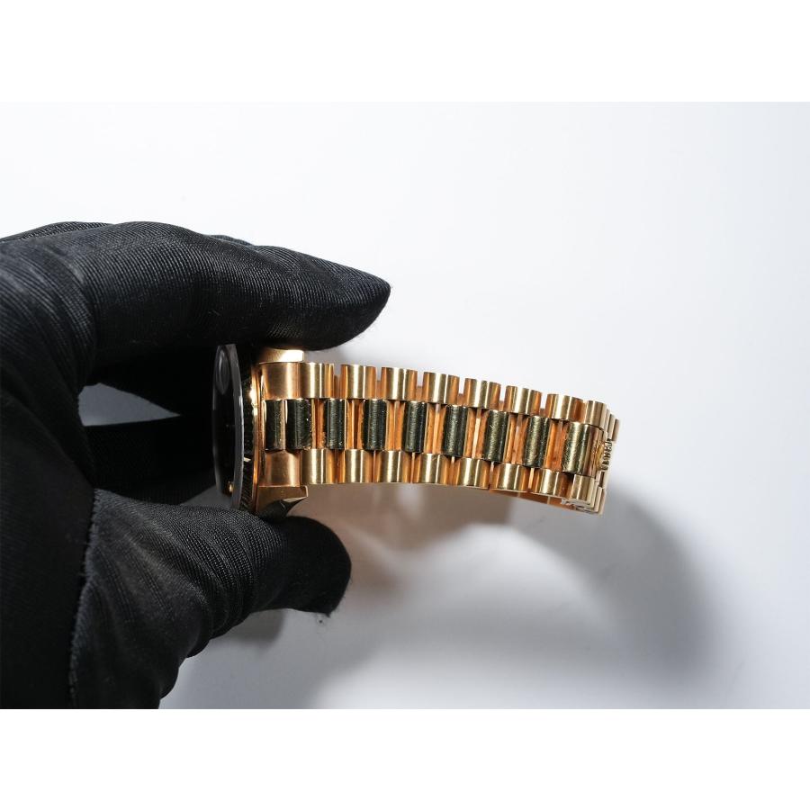 ロレックス デイデイト36 Ref.18238 イエローゴールド ブラウングラデーション×10Pダイヤ文字盤 | デイデイト | 08