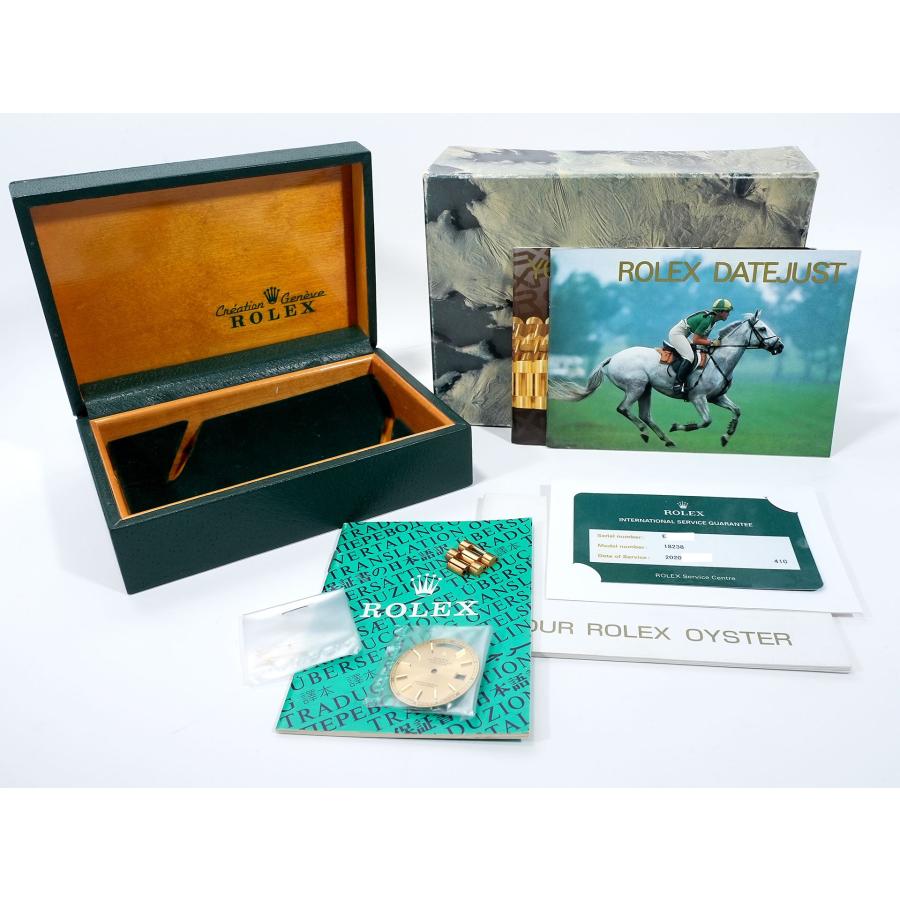 ロレックス デイデイト36 Ref.18238 イエローゴールド ブラウングラデーション×10Pダイヤ文字盤 | デイデイト | 09