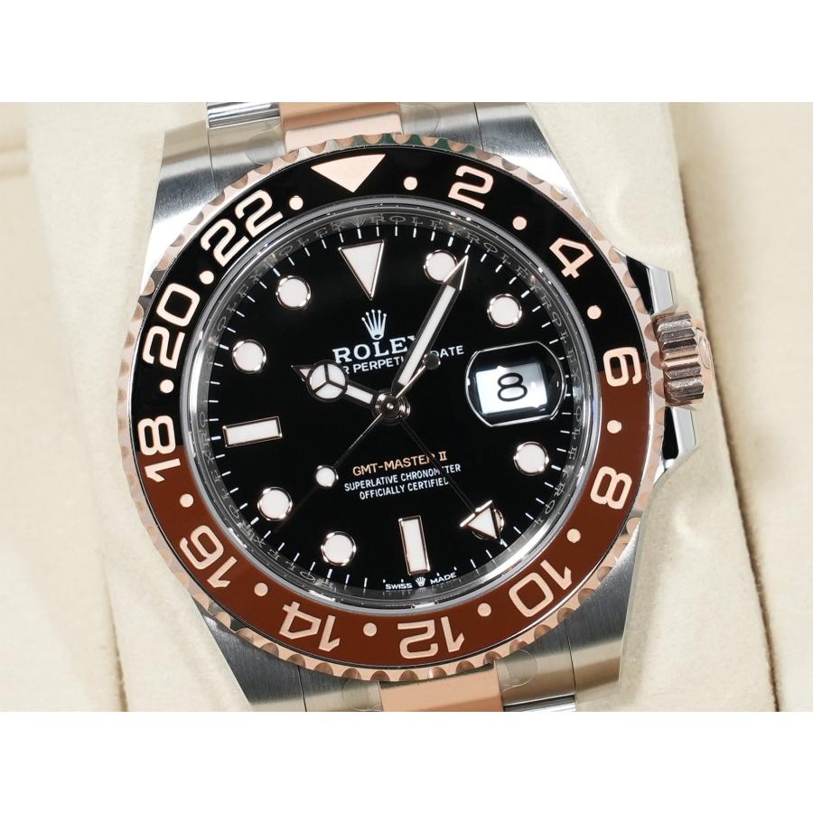ロレックス GMTマスターII Ref.126711CHNR ステンレススチール/エバーローズゴールド ブラック文字盤 オイスターブレスレット | GMTマスター | 02