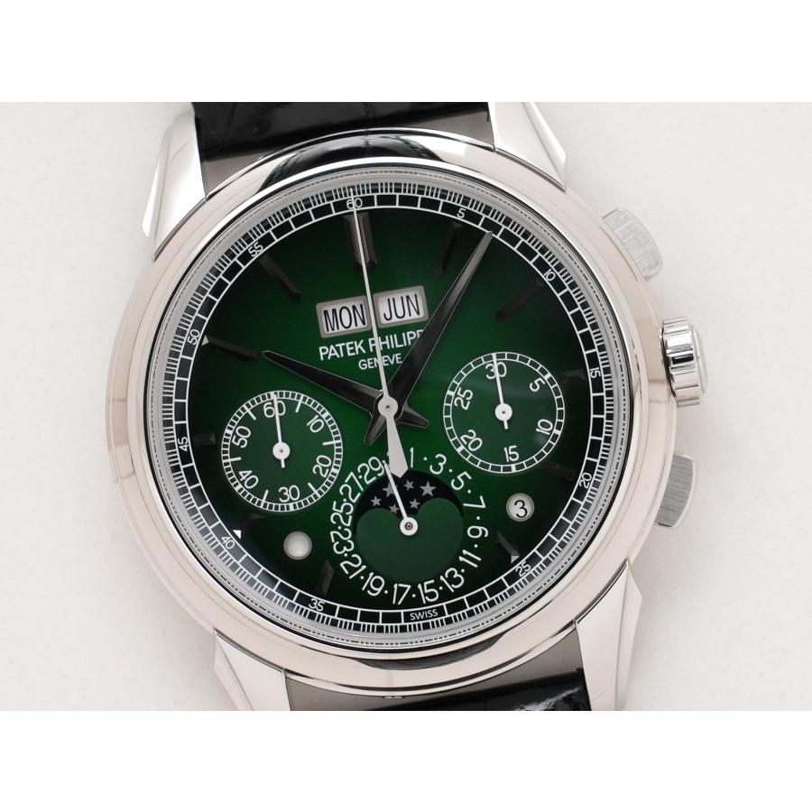 パテックフィリップ パーペチュアルカレンダー クロノグラフ Ref.5270P-014 PT ラックグリーン文字盤 | PATEK PHILIPPE | 02