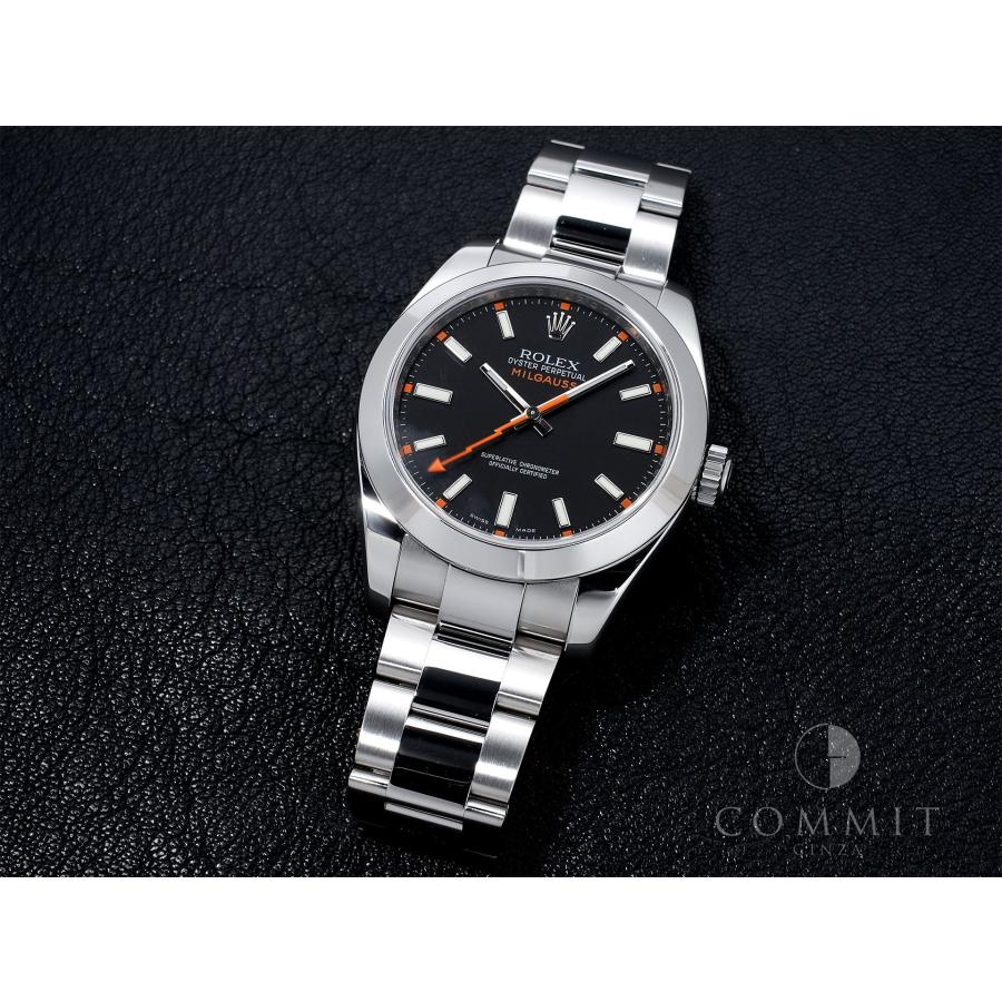 ロレックス ミルガウス Ref.116400 ステンレススチール ブラック文字盤 | ミルガウス | 10