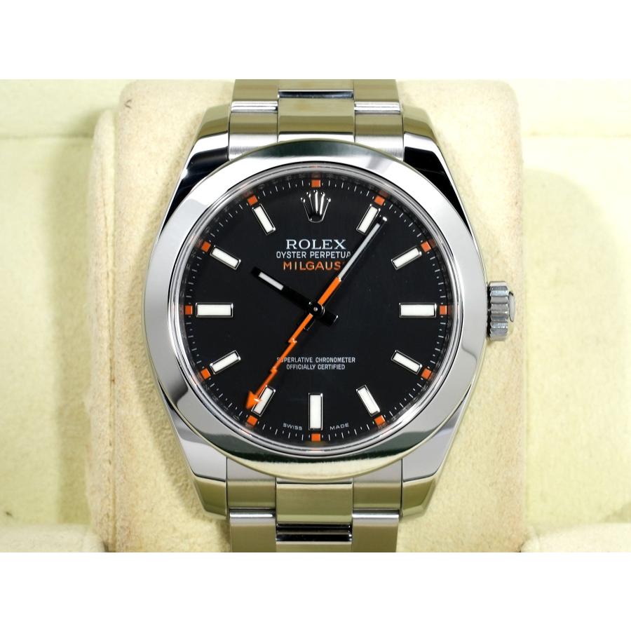 ロレックス ミルガウス Ref.116400 ステンレススチール ブラック文字盤 | ミルガウス | 01