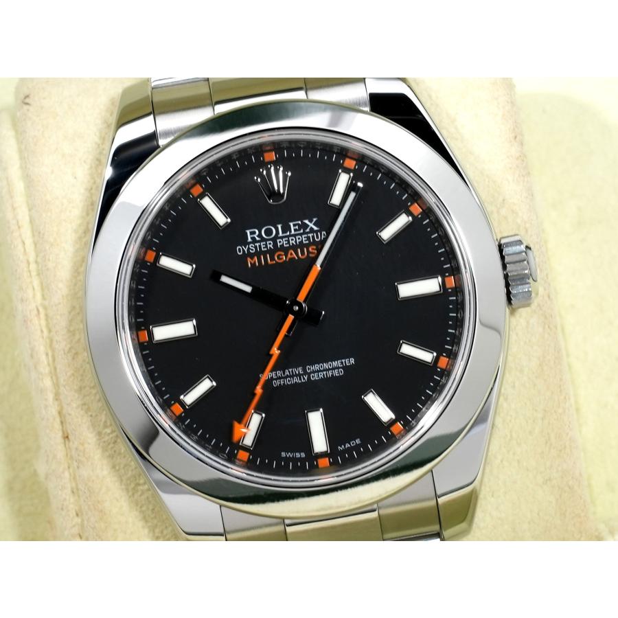 ロレックス ミルガウス Ref.116400 ステンレススチール ブラック文字盤 | ミルガウス | 02
