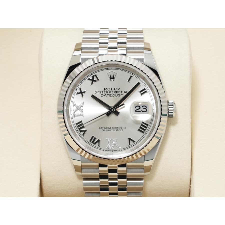 ロレックス デイトジャスト36 Ref.126234 ステンレススチール/ホワイトゴールド シルバーxダイヤモンド文字盤 ジュビリーブレスレット | デイトジャスト | 01